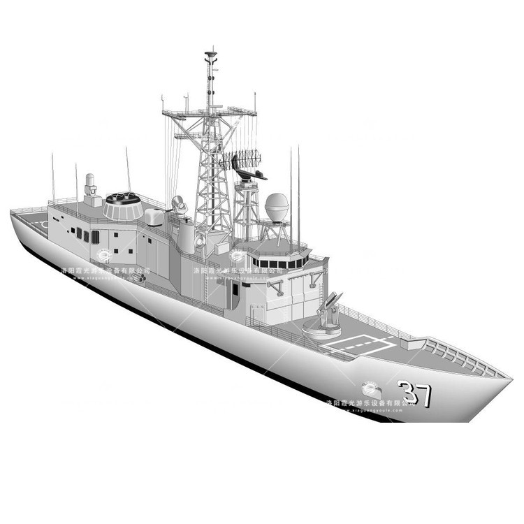 柘荣充气侦查船模型